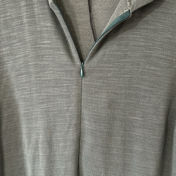 Monrow Romper Super Soft Zip Up Hooded Shorts Cactus Green Sz S NEW - Picture 7 of 15